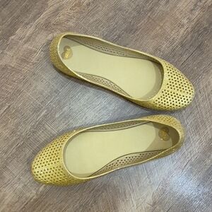 Mel By Melissa  Mango III glitter jelly ballet flats Size 10